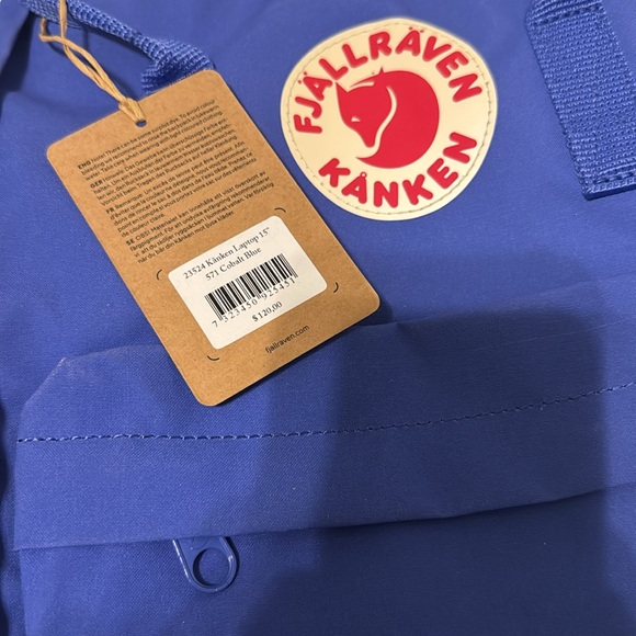 🌼🌼Fjallraven Laptop 15" Blue Backpack - Picture 3 of 6